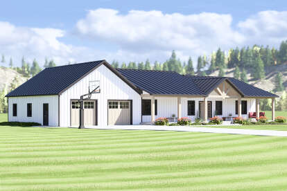Modern Farmhouse House Plan #5032-00353 Elevation Photo