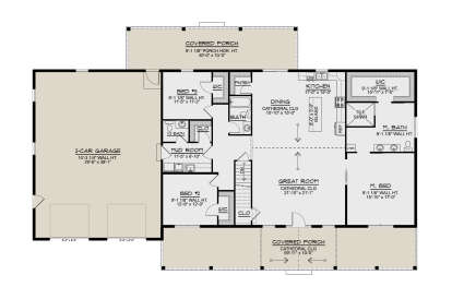 Main Floor  for House Plan #5032-00353