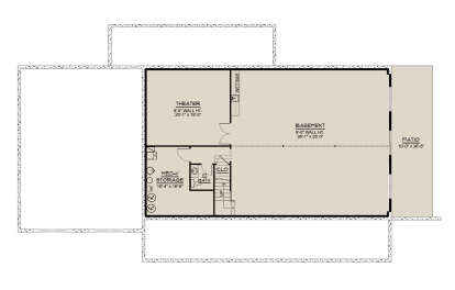 Basement for House Plan #5032-00353