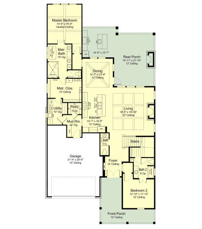 Main Floor  for House Plan #7516-00084