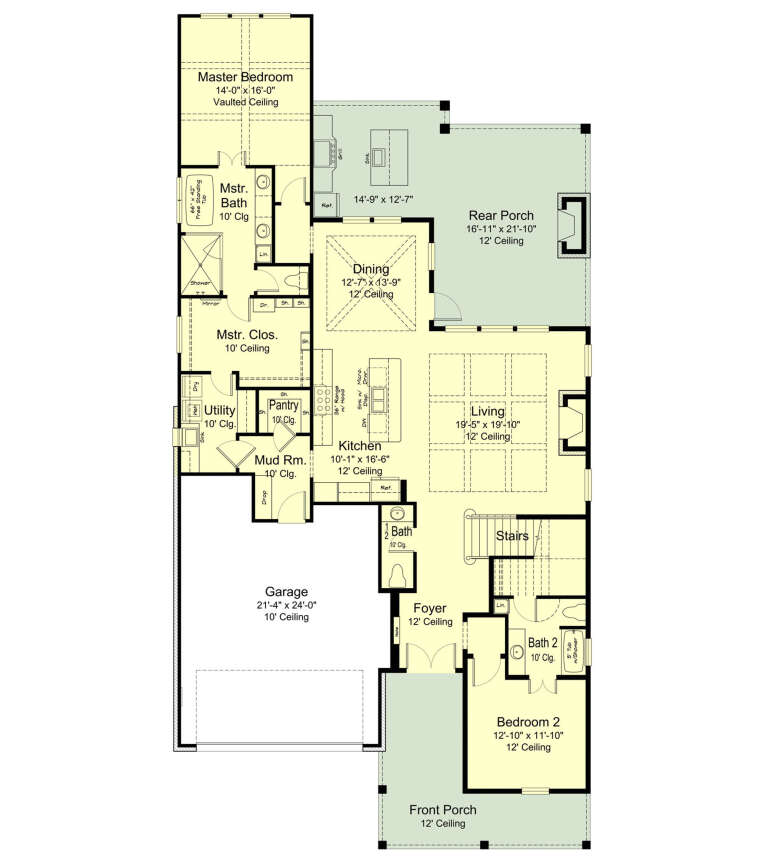 House Plan House Plan #33264 Drawing 1