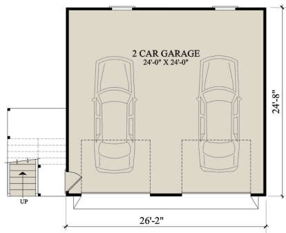 Garage Floor for House Plan #7922-00253