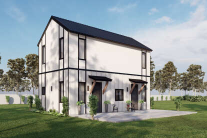 Contemporary House Plan #8314-00013 Elevation Photo