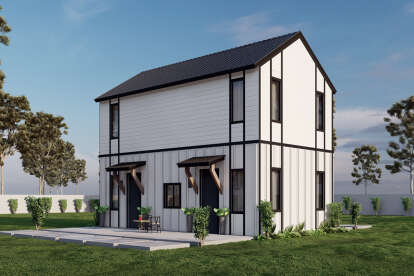 Contemporary House Plan #8314-00013 Elevation Photo