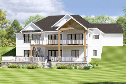 Craftsman House Plan #5032-00354 Elevation Photo