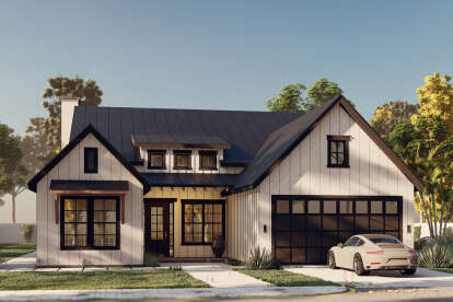 Modern Farmhouse House Plan #8314-00016 Elevation Photo