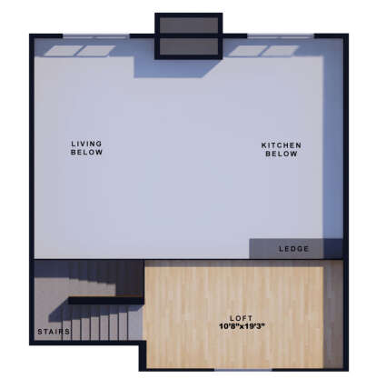 Loft for House Plan #8314-00017