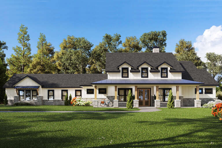 House Plan House Plan #33275 Front Elevation 
