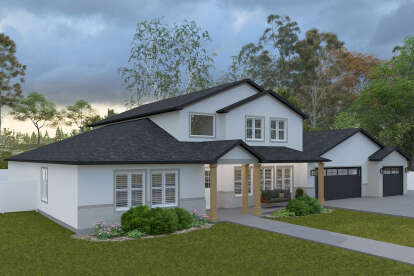 Craftsman House Plan #2802-00399 Elevation Photo