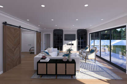 Modern Transitional House Plan #2802-00401 Additional Photo