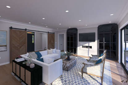 Modern Transitional House Plan #2802-00401 Additional Photo