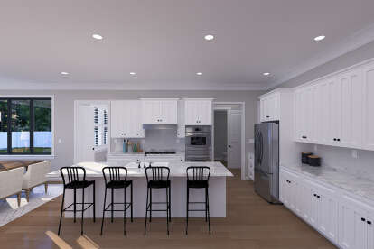Modern Transitional House Plan #2802-00401 Additional Photo
