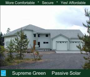 Passive Solar House Plan #192-00017 Elevation Photo