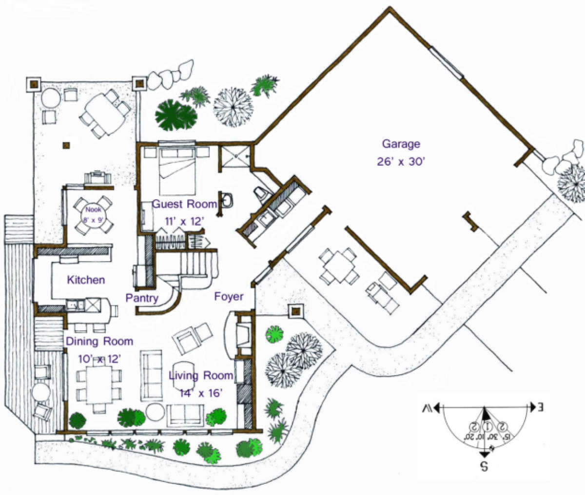 Floorplan 1 for House Plan #192-00017