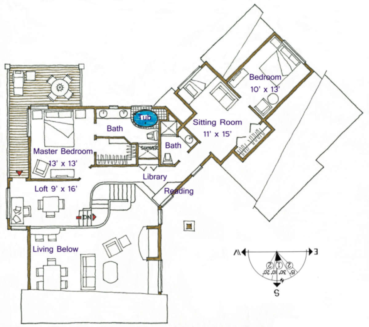 Floorplan 2 for House Plan #192-00017