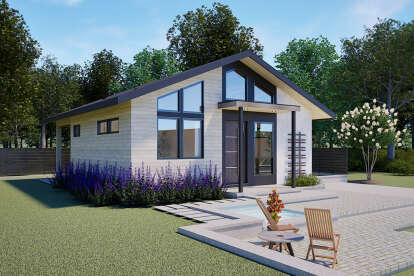 Modern House Plan #7011-00010 Elevation Photo