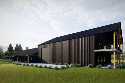 Barn House Plan #625-00037 Elevation Photo
