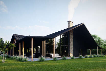 Barn House Plan #625-00037 Elevation Photo