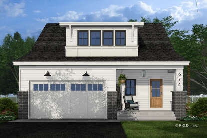 Modern Farmhouse House Plan #098-00621 Elevation Photo