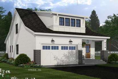 Modern Farmhouse House Plan #098-00621 Elevation Photo