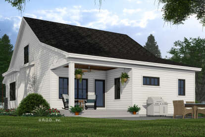 Modern Farmhouse House Plan #098-00621 Elevation Photo