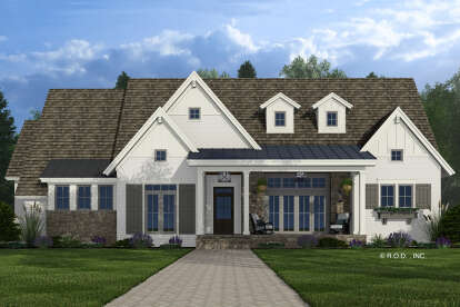 Modern Farmhouse House Plan #098-00624 Elevation Photo