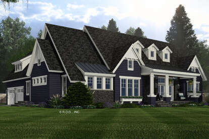 Craftsman House Plan #098-00625 Elevation Photo