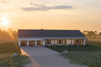 Barn House Plan #963-01150 Elevation Photo