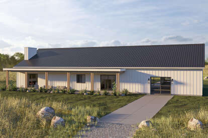 Barn House Plan #963-01150 Elevation Photo