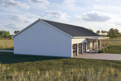 Barn House Plan #963-01150 Elevation Photo