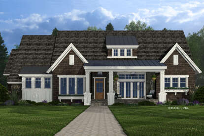 Craftsman House Plan #098-00626 Elevation Photo