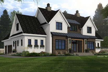 Craftsman House Plan #098-00627 Elevation Photo