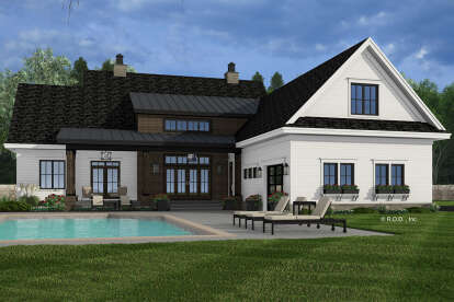Craftsman House Plan #098-00627 Elevation Photo