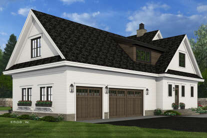 Craftsman House Plan #098-00627 Elevation Photo
