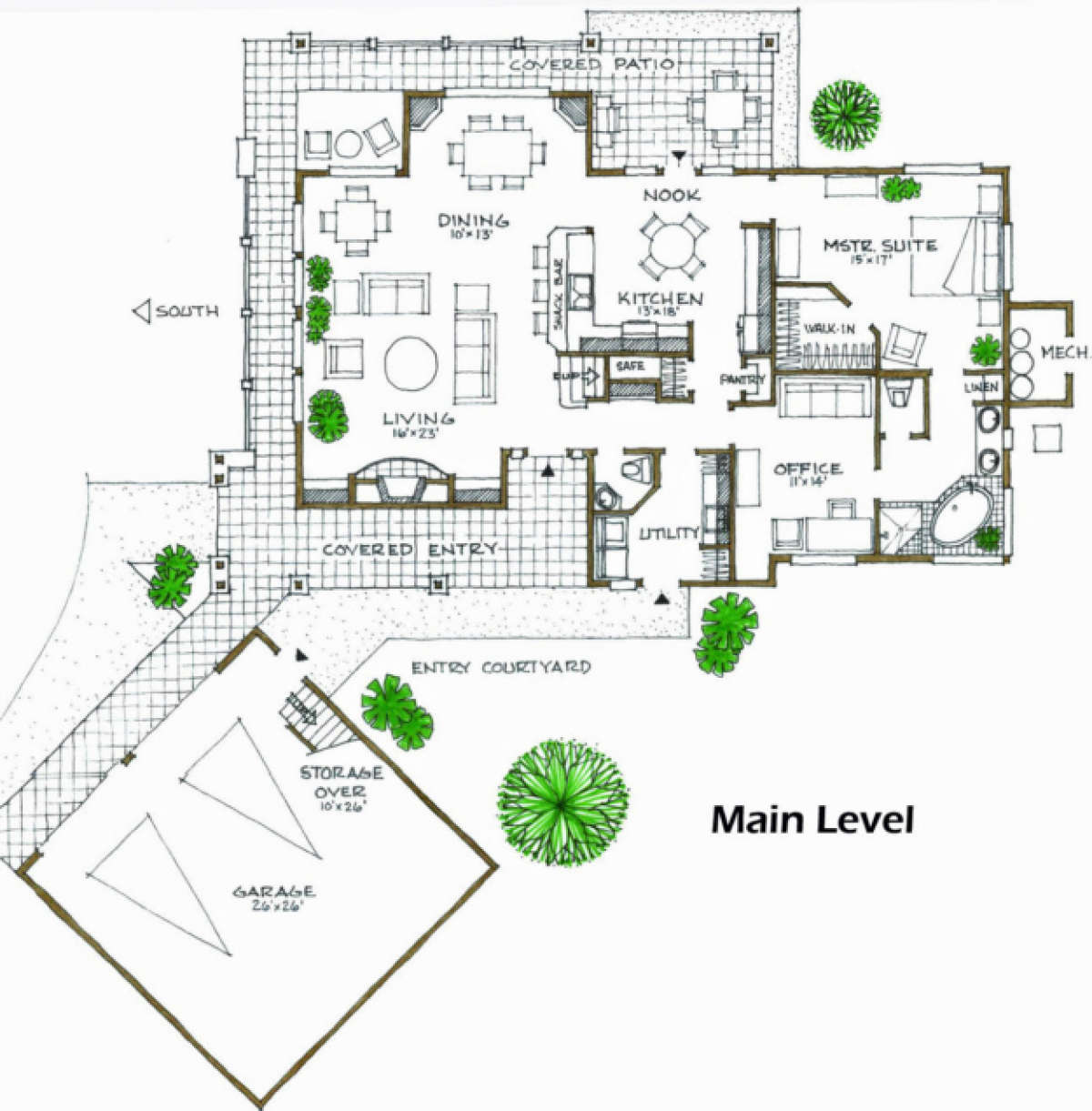 Floorplan 1 for House Plan #192-00018
