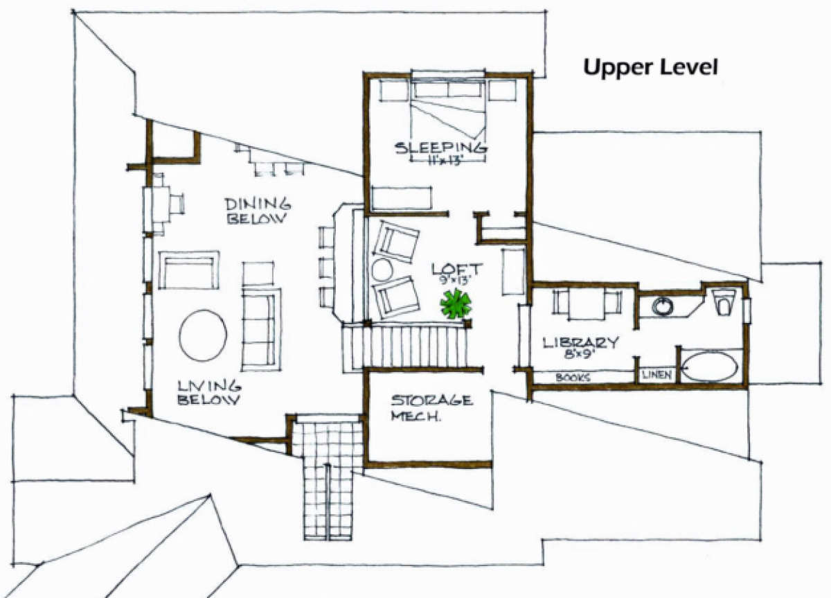 Floorplan 2 for House Plan #192-00018