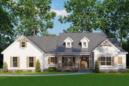 Modern Farmhouse House Plan #8318-00429 Elevation Photo
