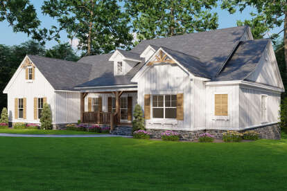 Modern Farmhouse House Plan #8318-00429 Elevation Photo