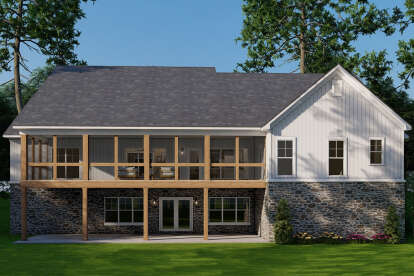 Modern Farmhouse House Plan #8318-00429 Elevation Photo
