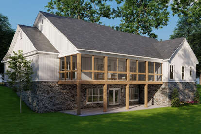 Modern Farmhouse House Plan #8318-00429 Elevation Photo