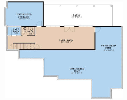 Basement for House Plan #8318-00429