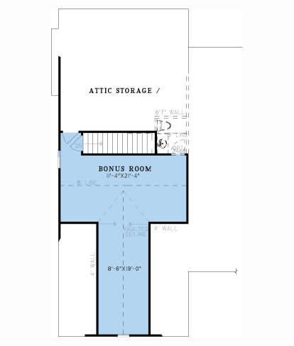 Bonus Room for House Plan #8318-00429