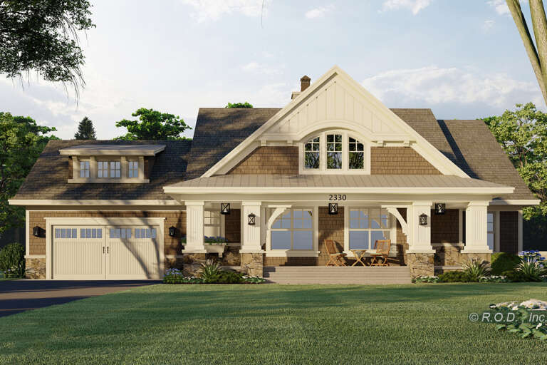House Plan House Plan #33291 Front Elevation 