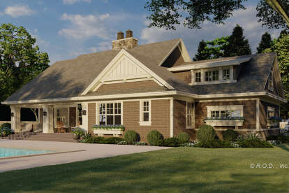 Craftsman House Plan #098-00628 Elevation Photo