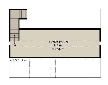 Bonus Room for House Plan #098-00629