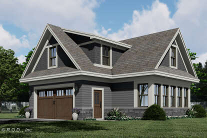 Craftsman House Plan #098-00630 Elevation Photo