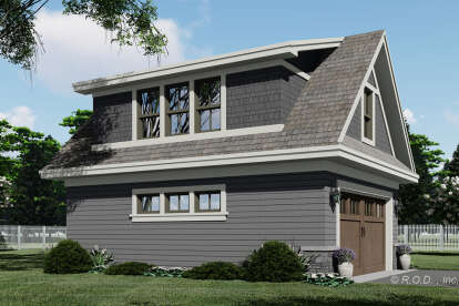 Craftsman House Plan #098-00630 Elevation Photo
