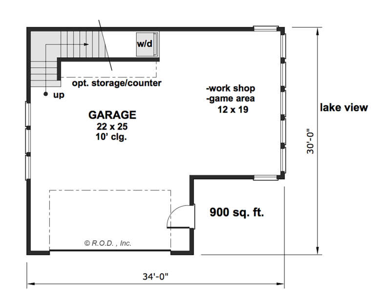 House Plan House Plan #33293 Drawing 1