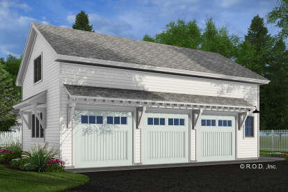 Modern Farmhouse House Plan #098-00631 Elevation Photo