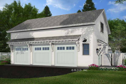Modern Farmhouse House Plan #098-00631 Elevation Photo